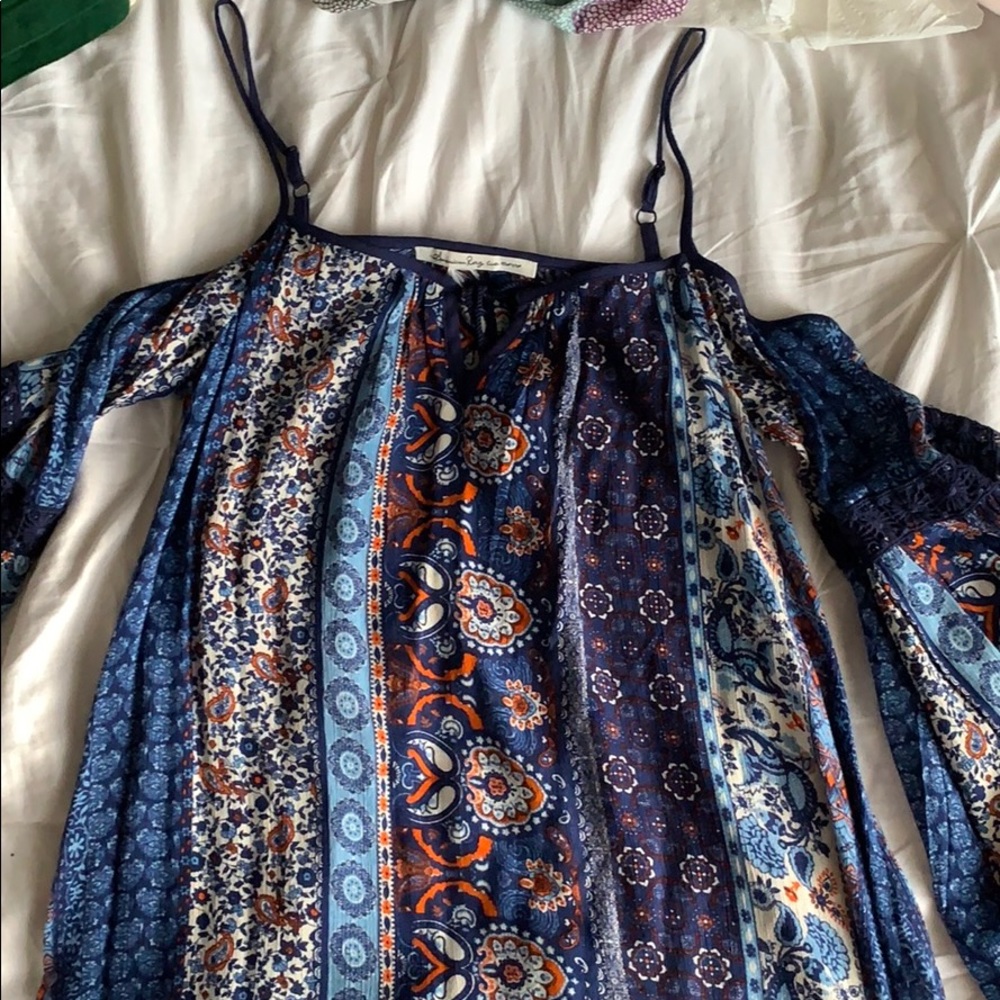 Boho off the shoulder dress